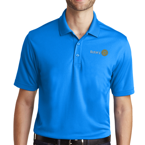 Rotary Men's Short Sleeve Coastal Blue Polo