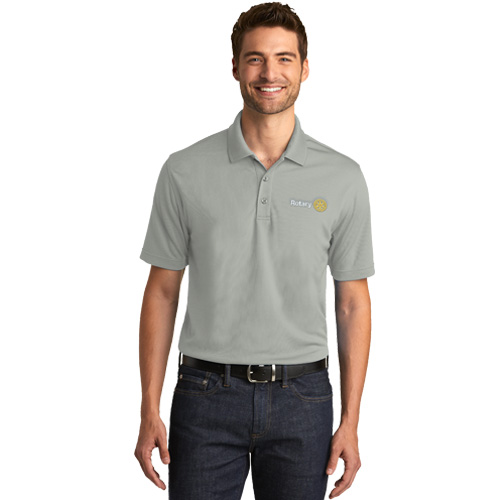 Rotary Men's Short Sleeve Gray Polo