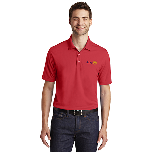 Rotary Men's Short Sleeve Red Polo