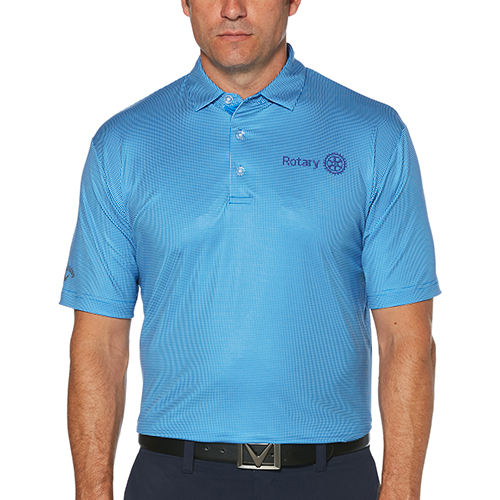 Rotary Callaway Men's Gingham Polo