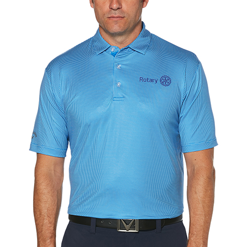 Rotary Callaway Mens Gingham Polo - Rotary Club Supplies - Russell ...