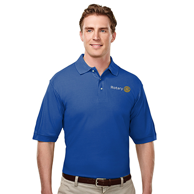 Men's Royal Blue Pique Polo