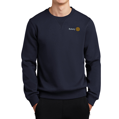 Rotary Navy Crewneck Sweatshirt w/ Masterbrand Logo