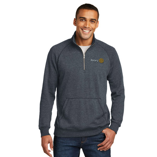 Rotary Heathered Navy 1/4