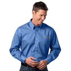 Rotary Men's Long Sleeve Cobalt Blue Dress Shirt