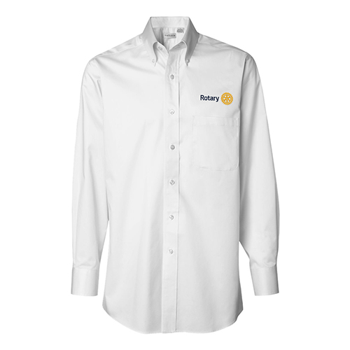 Rotary Men's  VH L/S, White, Button Down Collar Shirt,