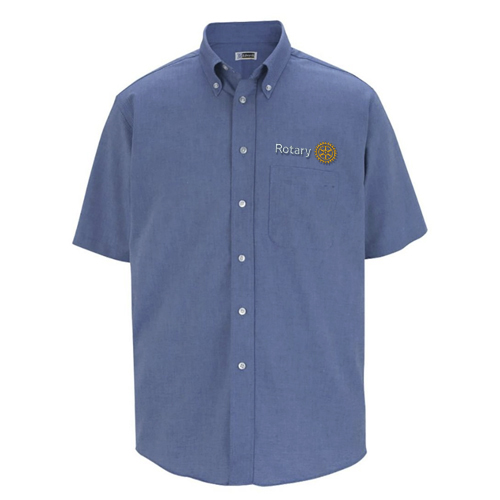 Rotary French Blue Short Sleeve Button Up Shirt