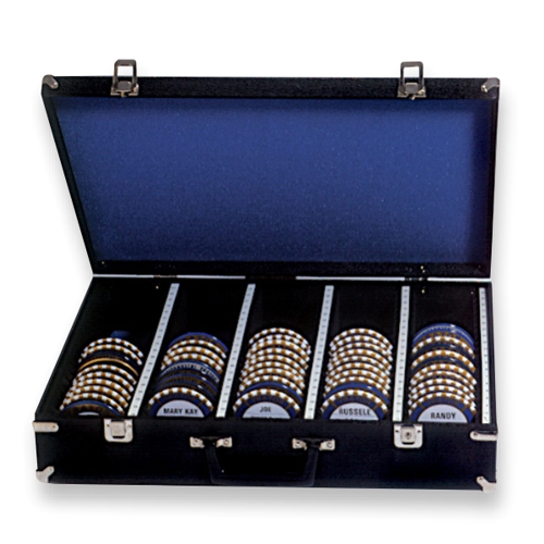 Rotary Round Badge Case 100 Capacity Rotary Club Supplies Russell