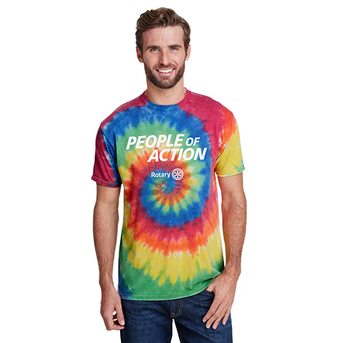Rotary People of Action Tie-Dye Tee