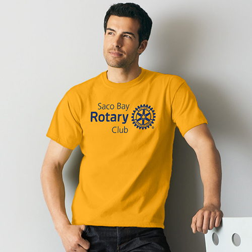 Custom Gold Rotarian at Work T-Shirt