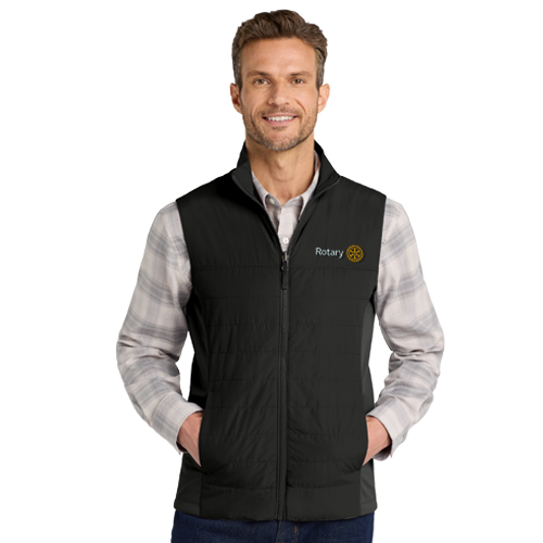 Rotary Men's Black Insulated Vest