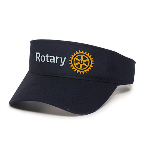 Rotary Navy Visor with 2 color Masterbrand