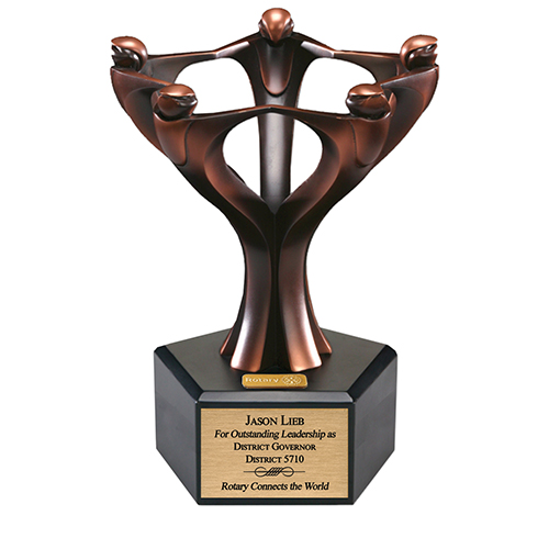 Rotary Teamwork Circle Resin Award