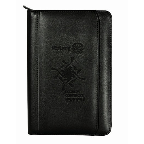 Rotary 2019-2020  Theme Junior w/ Zipper Closure Portfolio