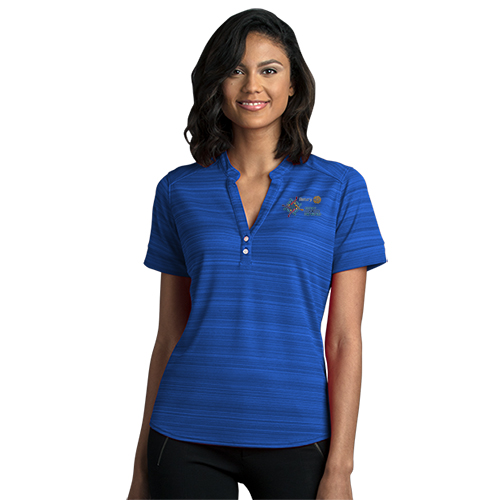 electric blue polo