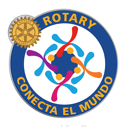 Rotary Spanish 2019-20 Theme Full Color Printed Lapel Pin
