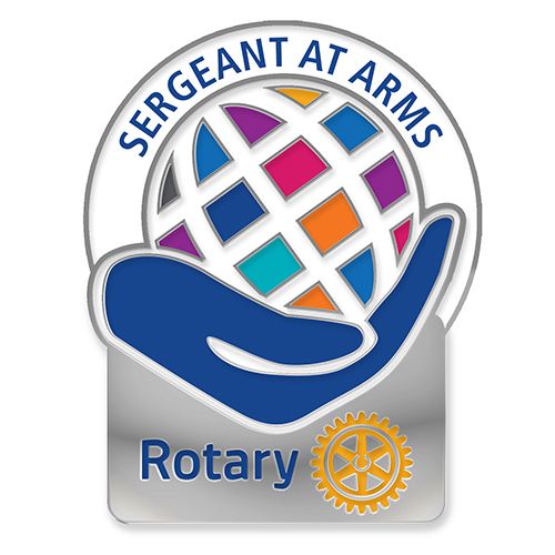 Rotary Theme Officer Pin - Sergeant At Arms