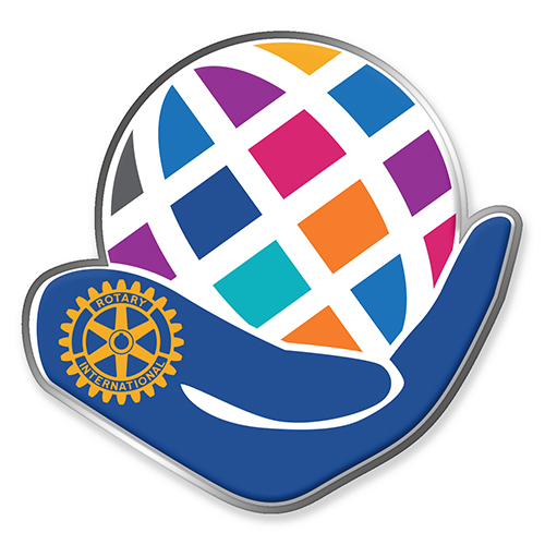 Rotary 2021-22 Theme Full Color Printed Lapel Pin