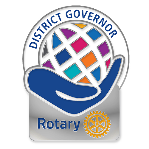 Rotary Theme Officer Pin - District Governor