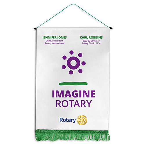 Rotary 2022-23 Theme Customized Podium Banner 18