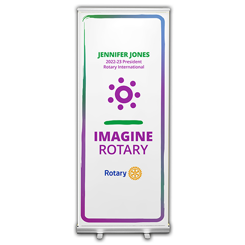 Rotary 2022-23 Theme Retractable Banner