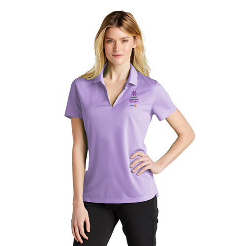 Rotary 2022-23 Theme Ladies  Lilac Nike Golf Polo