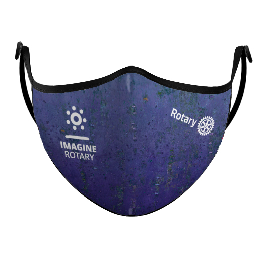 Rotary Adjustable Face Mask with Imagine Rotary 2022-23 Theme