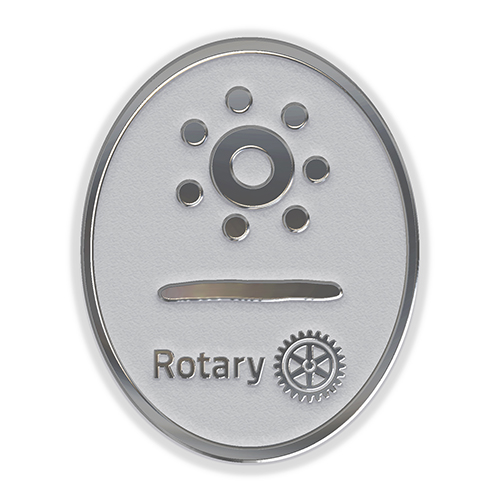 Rotary 2022-23 Silver Finish Lapel Pin