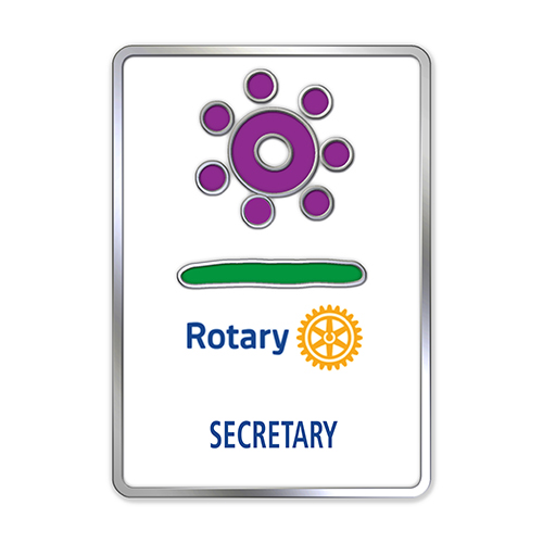 Rotary 2022-23 Theme Officer Pin - Secretary