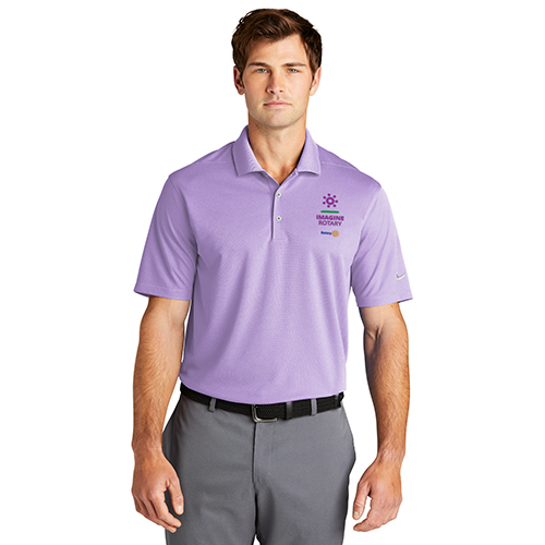 Rotary 2022-23 Theme Mens Lilac Nike Golf Polo - Rotary Club Supplies ...