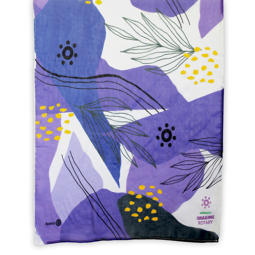 Rotary 2022-23 Theme Silk Scarf