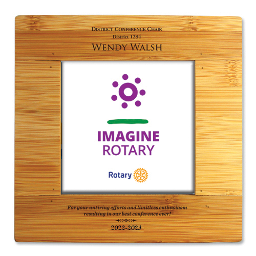 Rotary Customized 2022-23 Theme Tile Bamboo Trivet