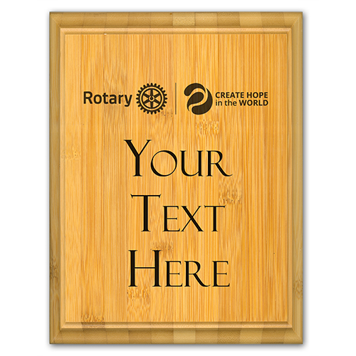 2023-24 Theme - Custom 8x10 Bamboo Award