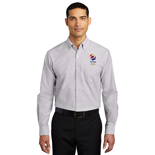 Rotary 2023-2024 Theme Men's Gray Oxford Shirt