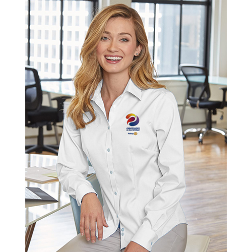 Rotary 2023-24 Theme White Blouse - Long Sleeve
