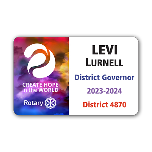 Rotary 2023-24 Theme Badge -  Credit Card (Style 2)