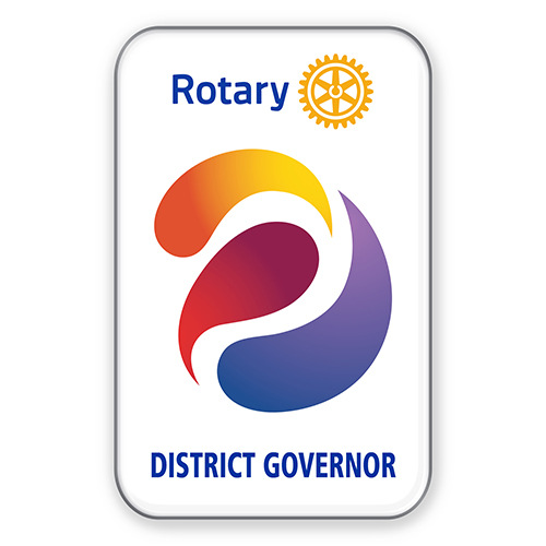 Rotary 2023-24 Theme Officer Pin - District Governor