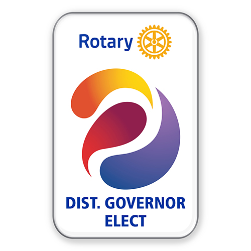 Rotary 2023-24 Theme Officer Pin - District Governor Elect