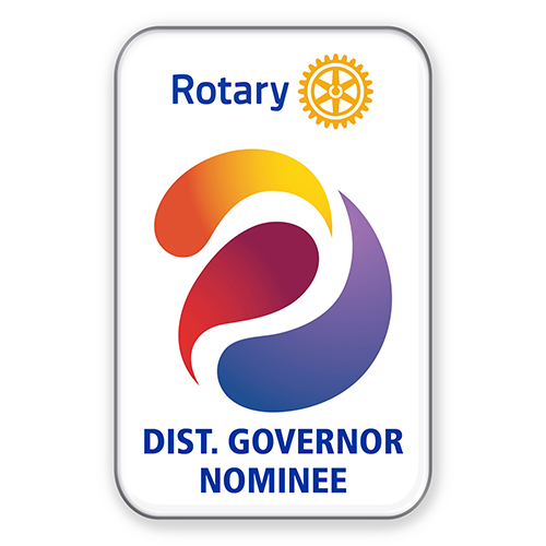 Rotary 2023-24 Theme Officer Pin - District Governor Nominee