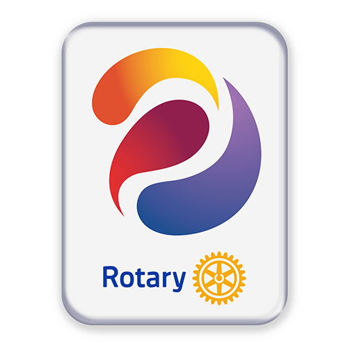 Rotary 2023-24 Theme Full Color Printed Magnet Lapel Pin