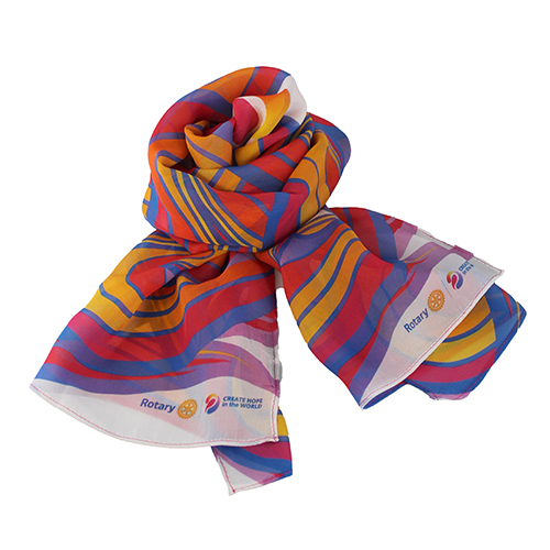 Rotary 2023-24 Theme Silk Scarf