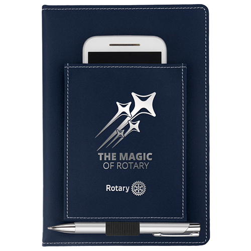 Rotary 20242025 Theme Journal Hardcover w/ Cell Phone Pocket Rotary