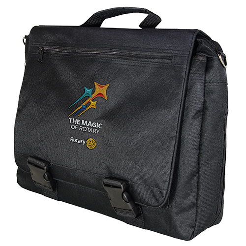 Rotary 2024 - 2025 Theme Black Brief Bag