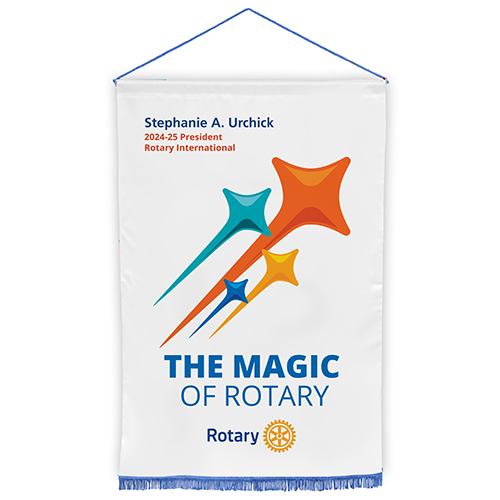 Rotary 2024-25 Theme Club Banner - 40