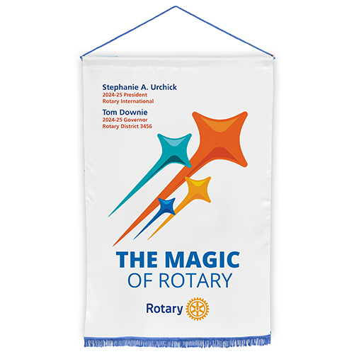 Rotary Customized 2024-25 Theme Club Banner - 40