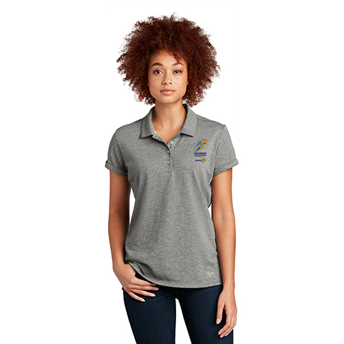 Rotary 2024-25  Ladies'Theme Polo Grey Slub Twist
