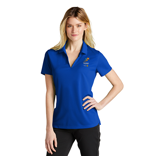 Rotary 2024-25 Theme Ladies Blue Nike Golf Polo