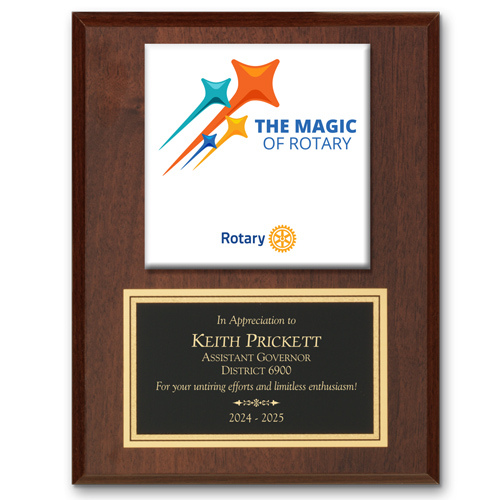 Rotary 2024-2025 Theme Award Plaque