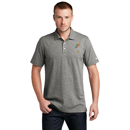 Rotary 2024-25 Theme Polo Grey Slub Twist