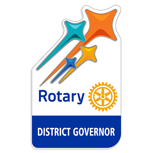 Rotary 2024-25 Theme Officer Pin - District Governor